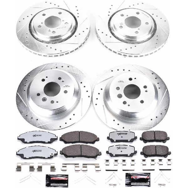 2017-2025 Honda Ridgeline Disc Brake Kit - Front and Rear (Powerstop)