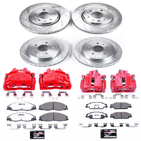 2005-2008 Cadillac STS Disc Brake Kit - Front and Rear (Powerstop)