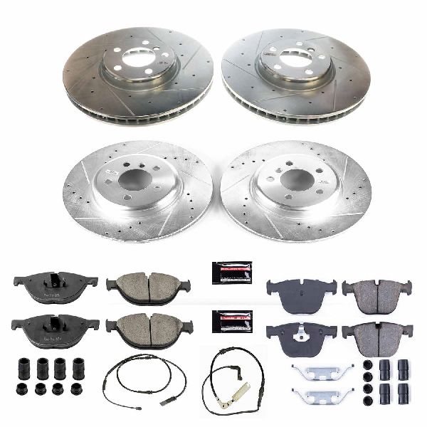 2013-2015 BMW ActiveHybrid 7 Disc Brake Kit - Front and Rear (Powerstop)