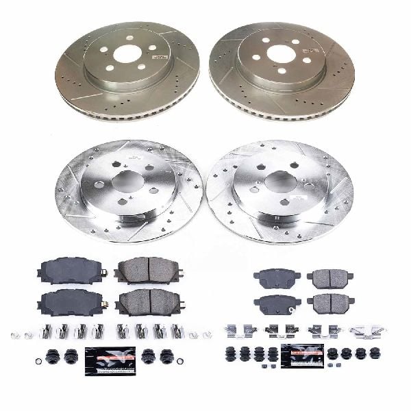 2020-2022 Toyota Prius Prime Disc Brake Kit - Front and Rear (Powerstop)