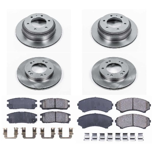 2002-2004 Isuzu Axiom Disc Brake Kit - Front and Rear (Powerstop)