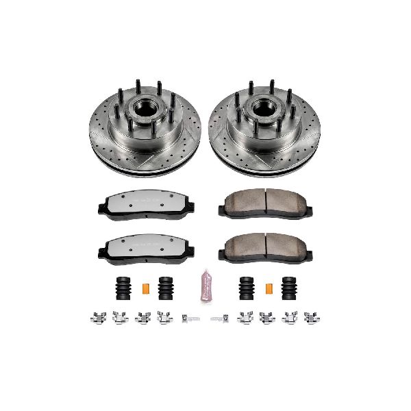 2007-2010 Ford F-350 Super Duty Disc Brake Kit - Front (Powerstop)
