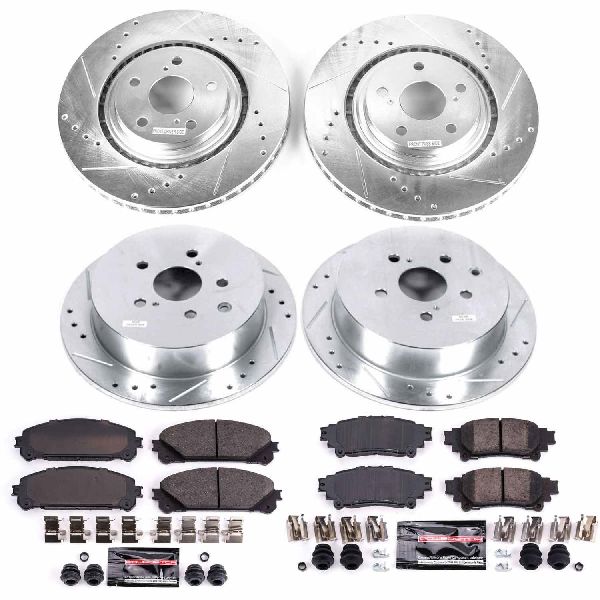 2010-2015 Lexus RX450h Disc Brake Kit - Front and Rear (Powerstop)