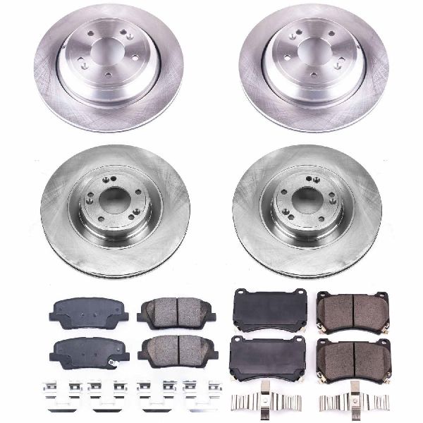 2011 Hyundai Equus Disc Brake Kit - Front and Rear (Powerstop)
