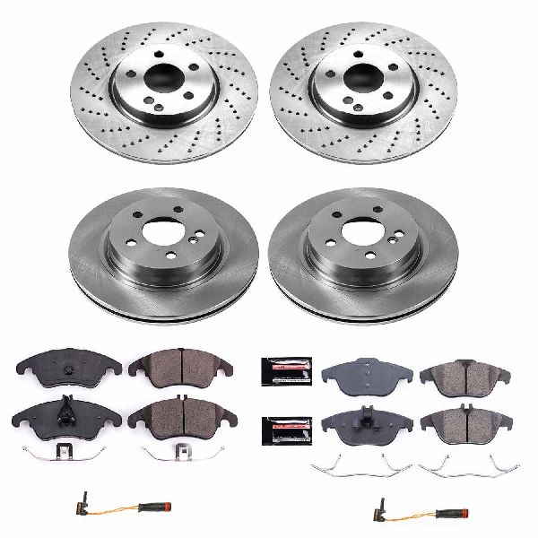 2014 Mercedes-Benz C300 Disc Brake Kit - Front and Rear (Powerstop)