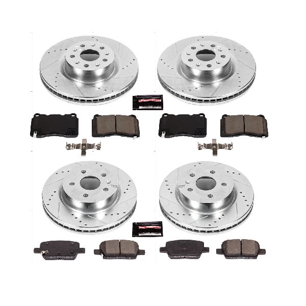 2016-2017 Cadillac CT6 Disc Brake Kit - Front and Rear (Powerstop)