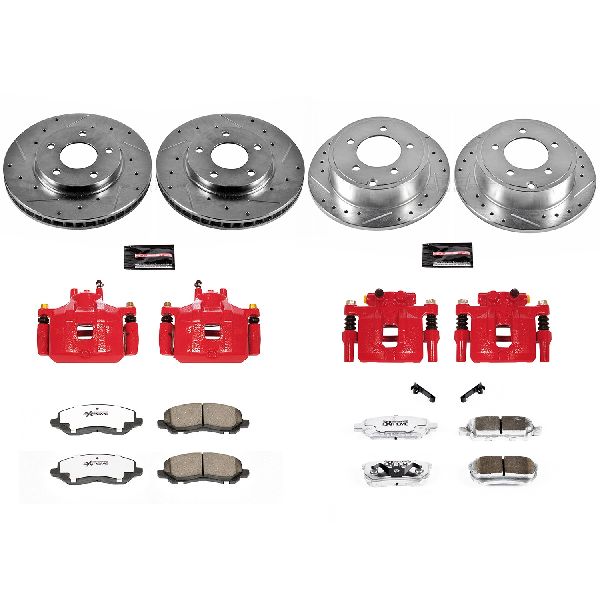 2008-2017 Mitsubishi Lancer Disc Brake Kit - Front and Rear (Powerstop)