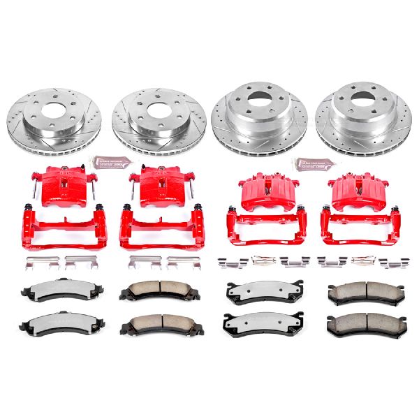 2002-2006 Chevrolet Avalanche 1500 Disc Brake Kit - Front and Rear (Powerstop)
