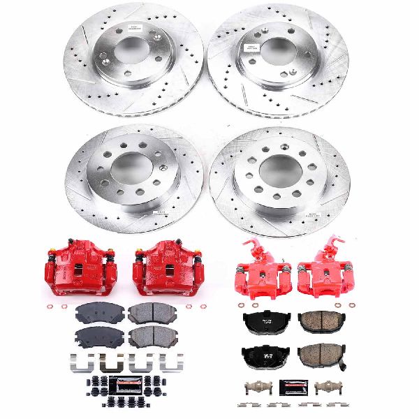 2003 Hyundai Tiburon Disc Brake Kit - Front and Rear (Powerstop)