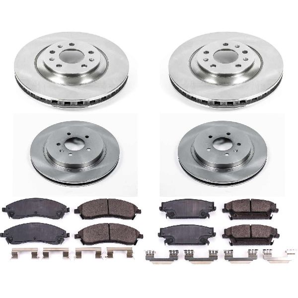 2005-2008 Cadillac STS Disc Brake Kit - Front and Rear (Powerstop)