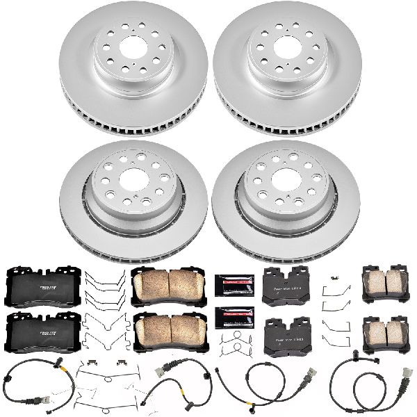 2010-2017 Lexus LS460 Disc Brake Kit - Front and Rear (Powerstop)