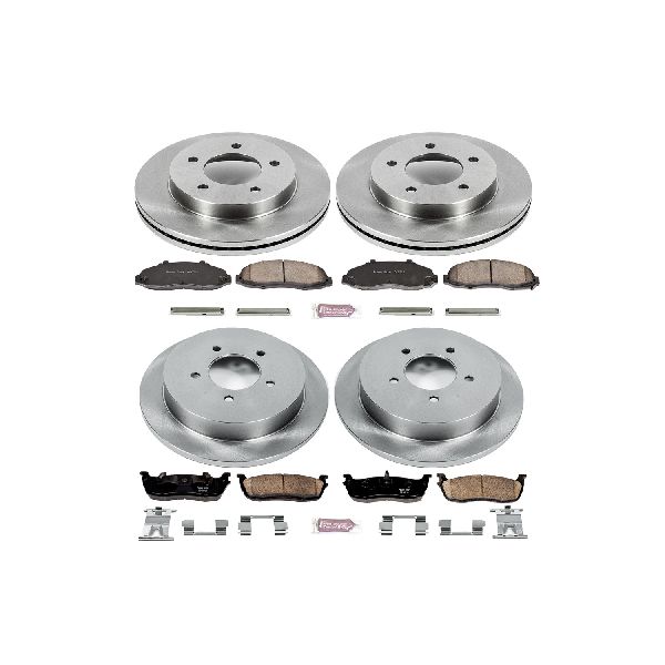 1999-2000 Ford F-150 Disc Brake Kit - Front and Rear (Powerstop)