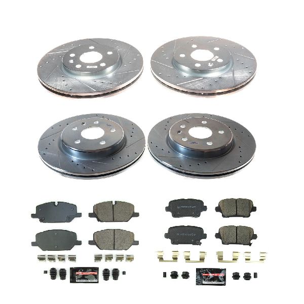 2020-2022 Cadillac XT4 Disc Brake Kit - Front and Rear (Powerstop)