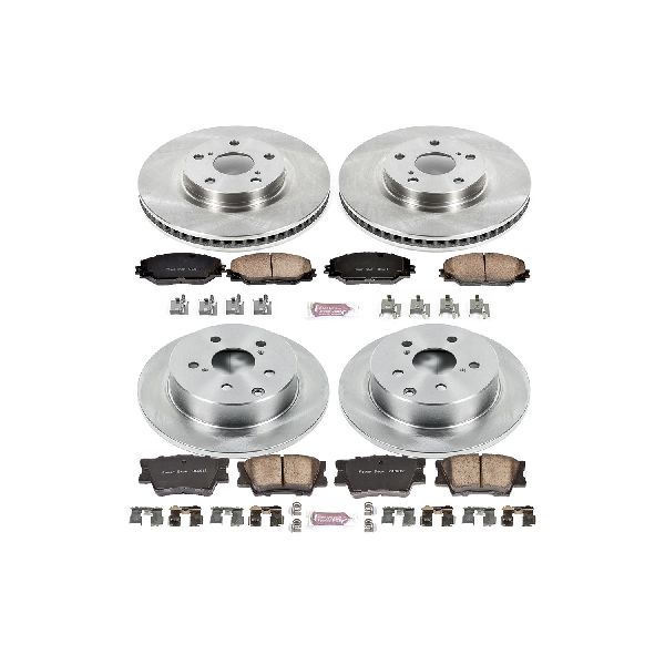 2006-2018 Toyota RAV4 Disc Brake Kit - Front and Rear (Powerstop)