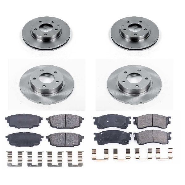 2001-2003 Mazda Protege Disc Brake Kit - Front and Rear (Powerstop)