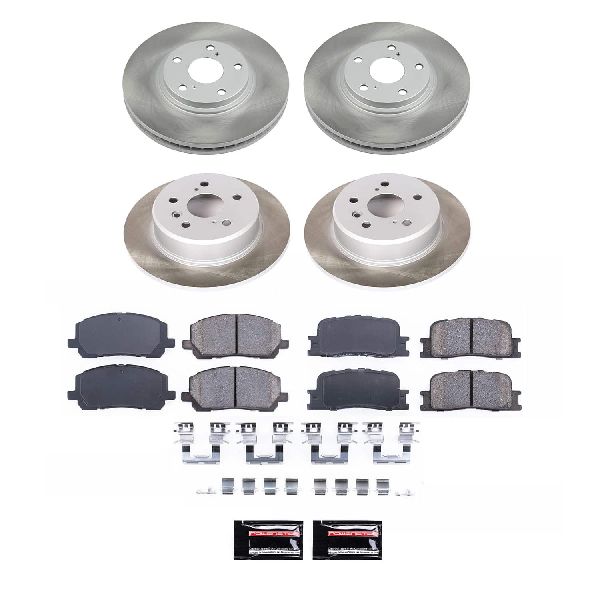 2001-2003 Toyota Highlander Disc Brake Kit - Front and Rear (Powerstop)