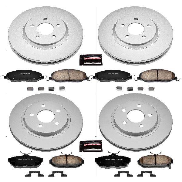 2011-2014 Ford Mustang Disc Brake Kit - Front and Rear (Powerstop)