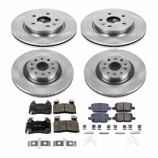 2016-2018 Cadillac CT6 Disc Brake Kit - Front and Rear (Powerstop)