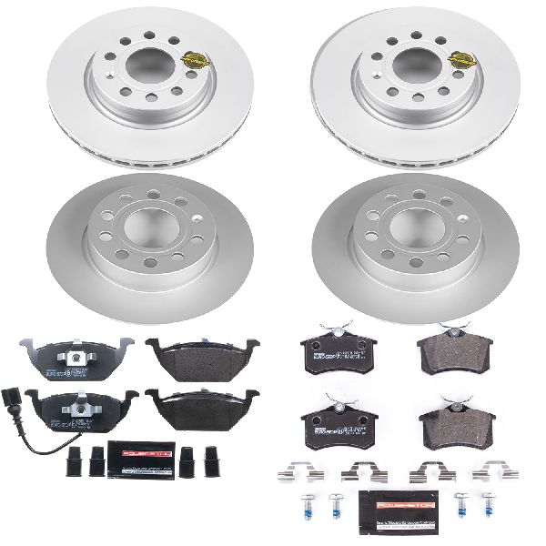 2014 Volkswagen Golf Disc Brake Kit - Front and Rear (Powerstop)