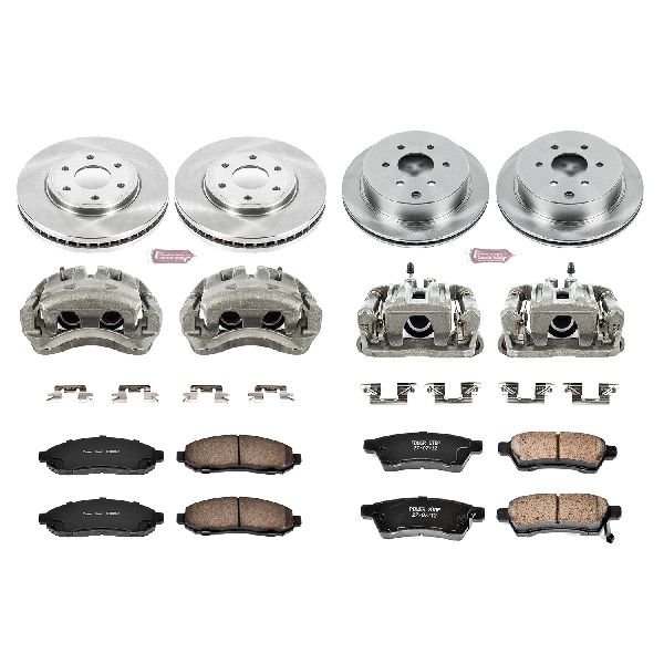 2009-2012 Suzuki Equator Disc Brake Kit - Front and Rear (Powerstop)