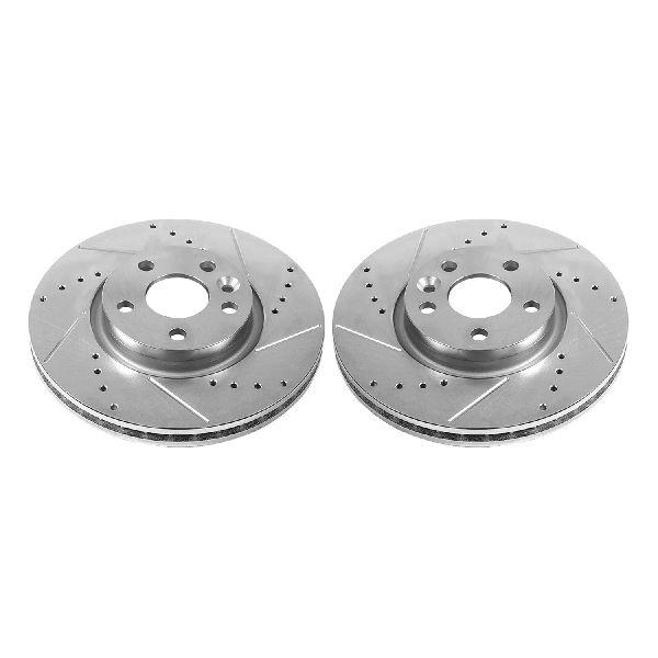 2007-2016 Volvo S80 Disc Brake Rotor Set - Front (Powerstop)