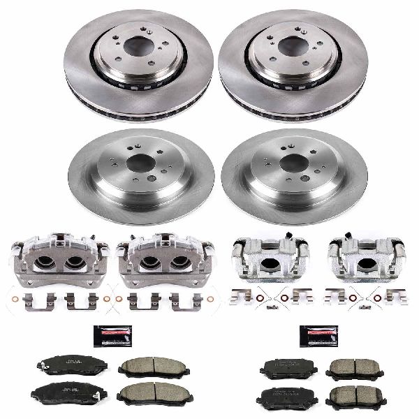 2014-2016 Acura MDX Disc Brake Kit - Front and Rear (Powerstop)