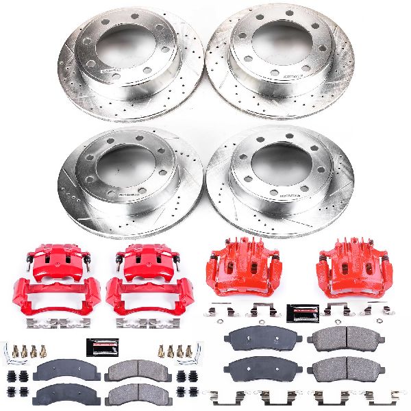 2000-2005 Ford Excursion Disc Brake Kit - Front and Rear (Powerstop)