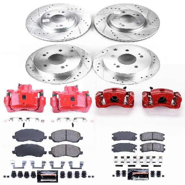 2004-2007 Mitsubishi Galant Disc Brake Kit - Front and Rear (Powerstop)