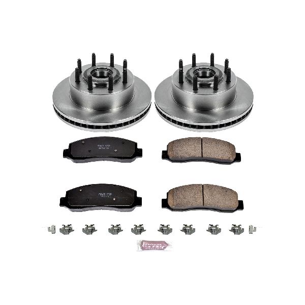 2010-2011 Ford F-350 Super Duty Disc Brake Kit - Front (Powerstop)