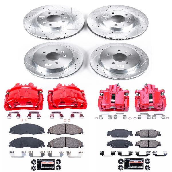 2003-2007 Cadillac CTS Disc Brake Kit - Front and Rear (Powerstop)