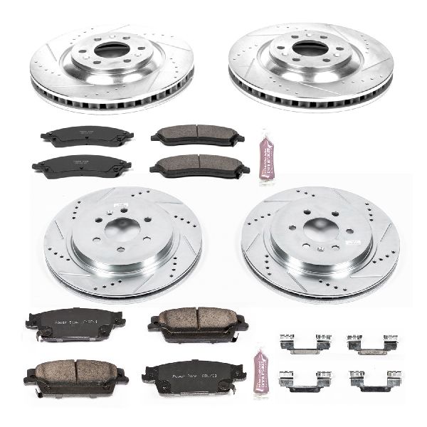2004-2009 Cadillac SRX Disc Brake Kit - Front and Rear (Powerstop)