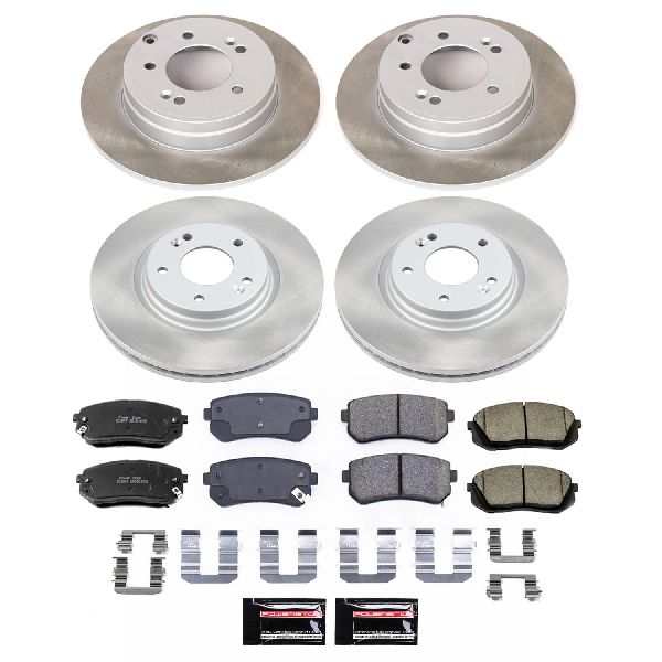 2015 Hyundai Sonata Disc Brake Kit - Front and Rear (Powerstop)
