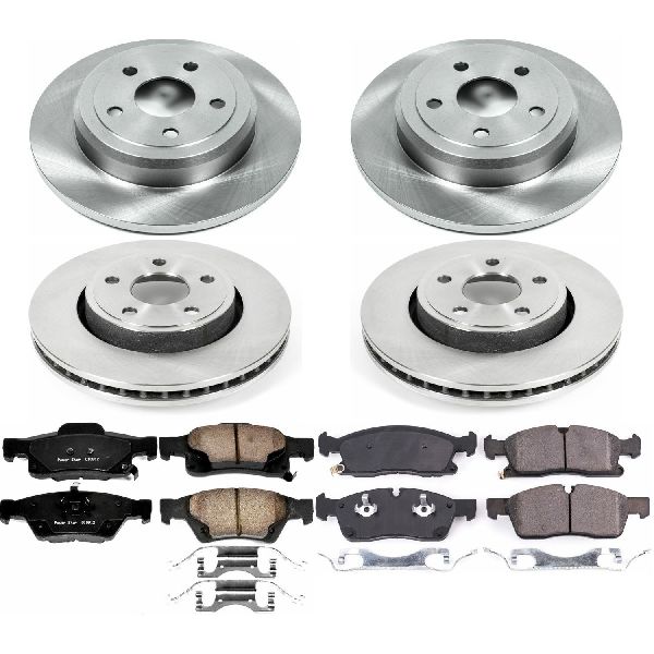 2017-2020 Jeep Grand Cherokee Disc Brake Kit - Front and Rear (Powerstop)
