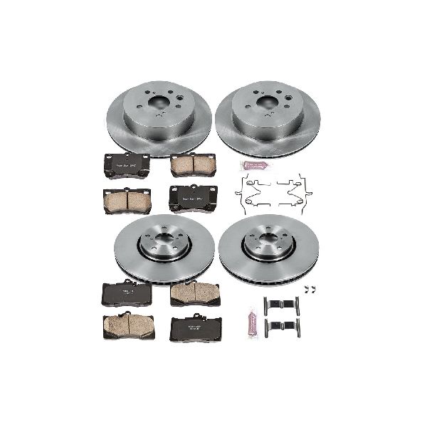 2006-2007 Lexus GS430 Disc Brake Kit - Front and Rear (Powerstop)