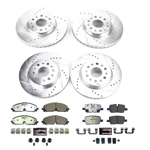 2021-2023 Buick Enclave Disc Brake Kit - Front and Rear (Powerstop)