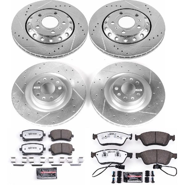 2003-2010 Audi A8 Quattro Disc Brake Kit - Front and Rear (Powerstop)