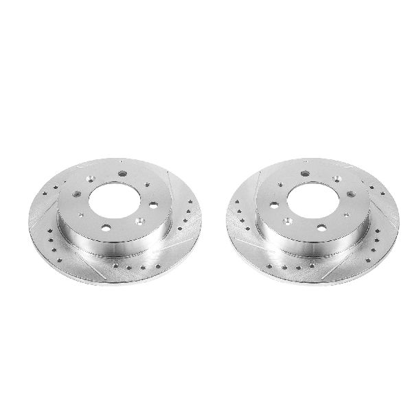 2004-2009 Kia Spectra Disc Brake Rotor Set - Rear (Powerstop)