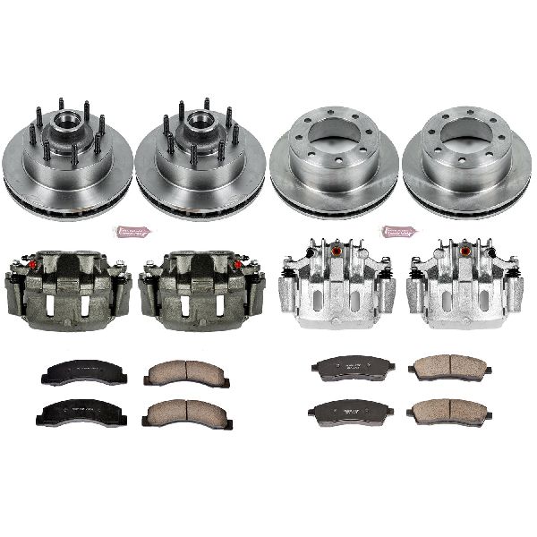 1999-2000 Ford F-350 Super Duty Disc Brake Kit - Front and Rear (Powerstop)