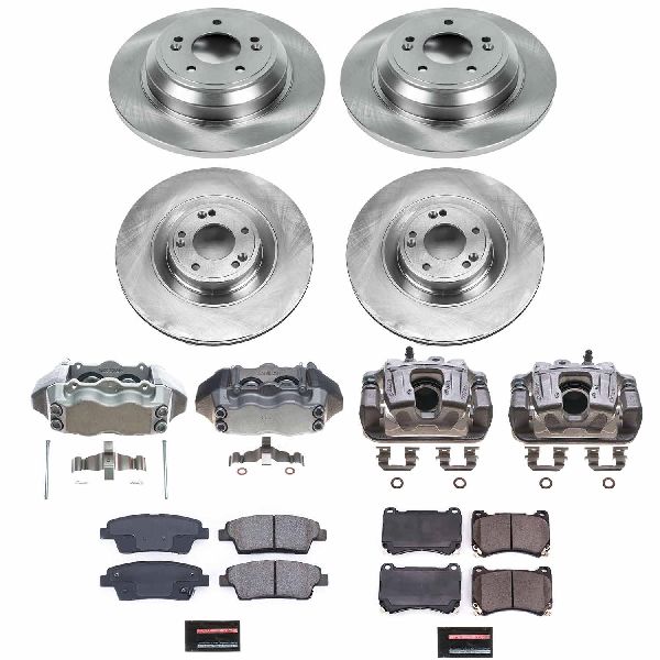 2012-2014 Hyundai Genesis Disc Brake Kit - Front and Rear (Powerstop)