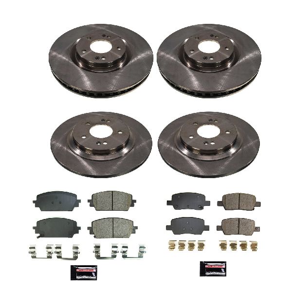 2021-2023 Kia Sorento Disc Brake Kit - Front and Rear (Powerstop)