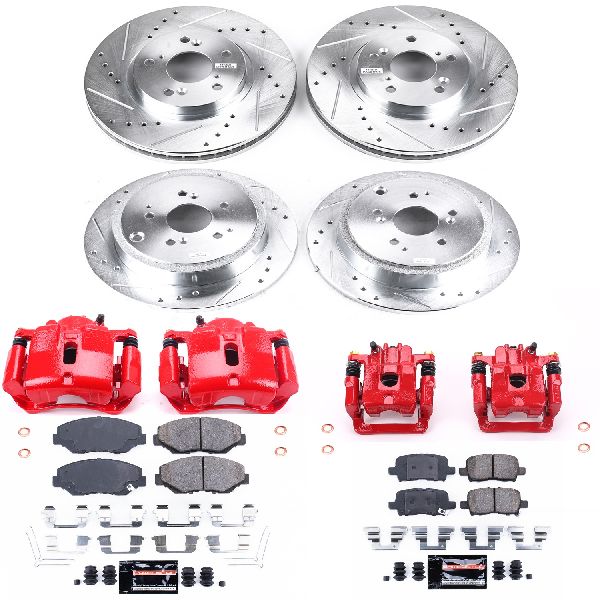 2003-2008 Honda Pilot Disc Brake Kit - Front and Rear (Powerstop)