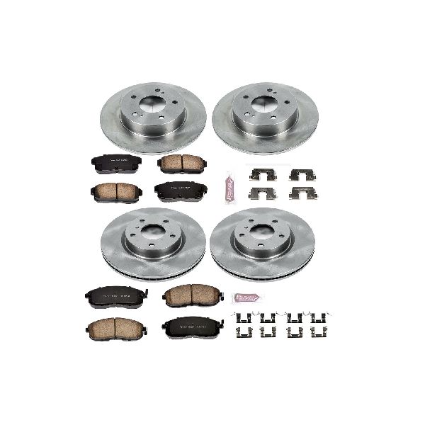 2003-2005 Nissan 350Z Disc Brake Kit - Front and Rear (Powerstop)