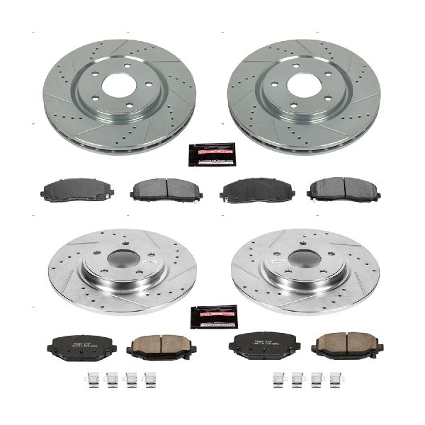 2012-2020 Dodge Grand Caravan Disc Brake Kit - Front and Rear (Powerstop)