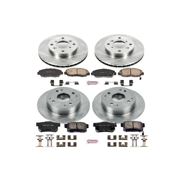 1998-1999 Acura CL Disc Brake Kit - Front and Rear (Powerstop)