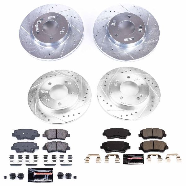 2019-2021 Hyundai Veloster Disc Brake Kit - Front and Rear (Powerstop)