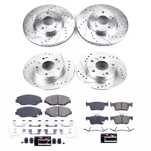 2016-2021 Honda Civic Disc Brake Kit - Front and Rear (Powerstop)