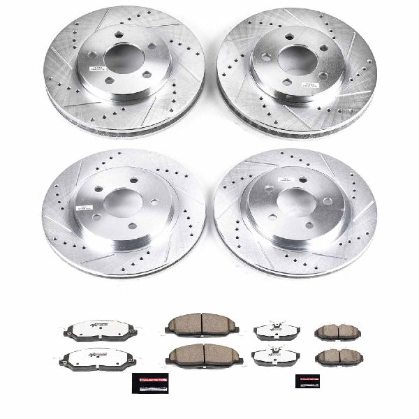 2005-2010 Ford Mustang Disc Brake Kit - Front and Rear (Powerstop)