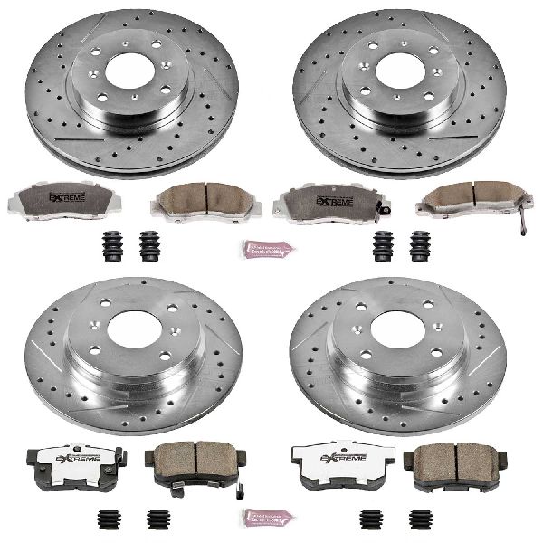 1993-1996 Honda Prelude Disc Brake Kit - Front and Rear (Powerstop)