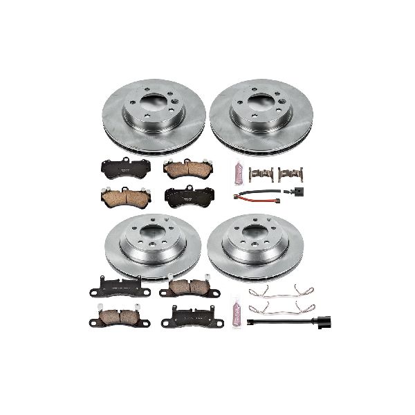2011-2017 Volkswagen Touareg Disc Brake Kit - Front and Rear (Powerstop)