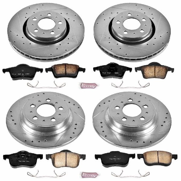 1999-2006 Volvo S80 Disc Brake Kit - Front and Rear (Powerstop)
